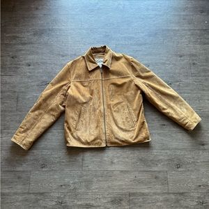 Wilson’s Leather Vintage Brown Suede Jacket Men’s Large